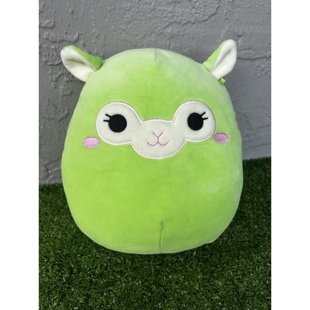 Squishmallows Jim the Alpaca 8" Apple‎ Green Plush Kellytoy Stuffed Animal